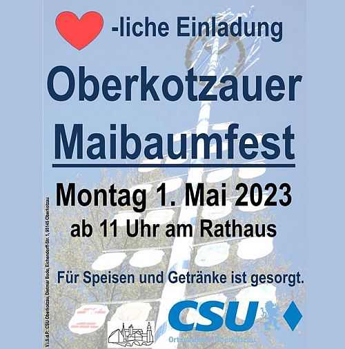 1. Mai – Maibaumfest in Oberkotzau